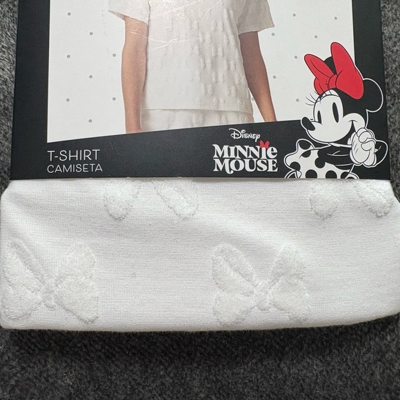 *Minnie Mouse Disney Ladies Top Size Medium Textured New With Tags - Picture 6 of 7